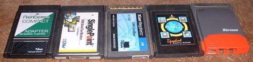 Collection Of PCMCIA Cards