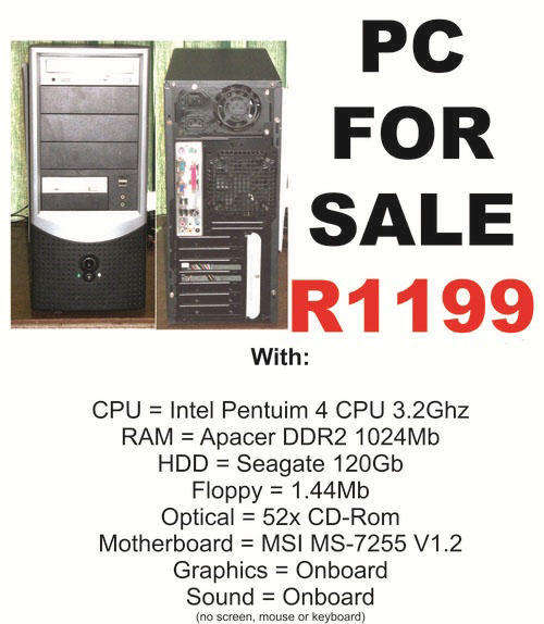 Pentium 4 3.2Ghz PC