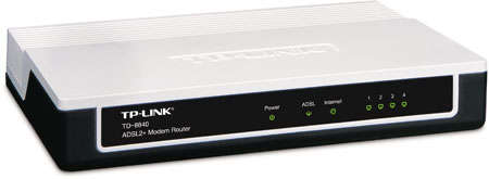 TP-LINK TD-8840 ADSL2+ Router With 4port Switch