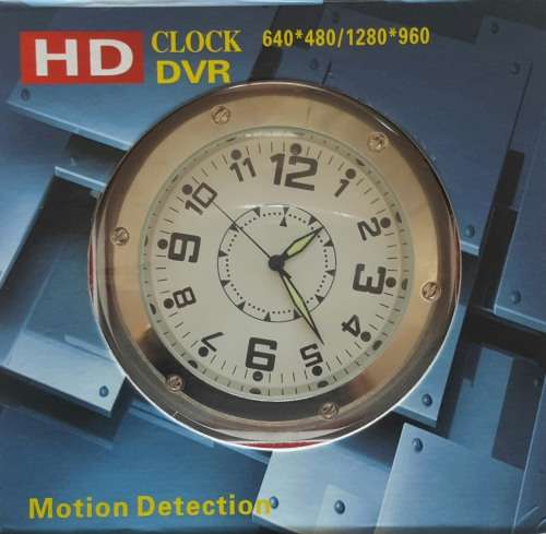 Motion detection SPY camera desk cloc
