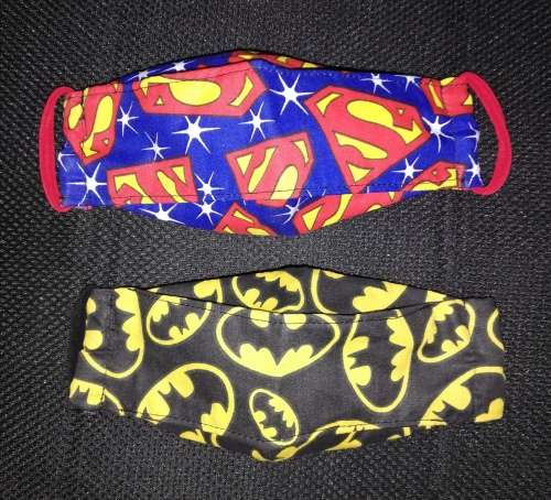 CHILDRENS MASKS (for boys 4y - 12y) Various prints available