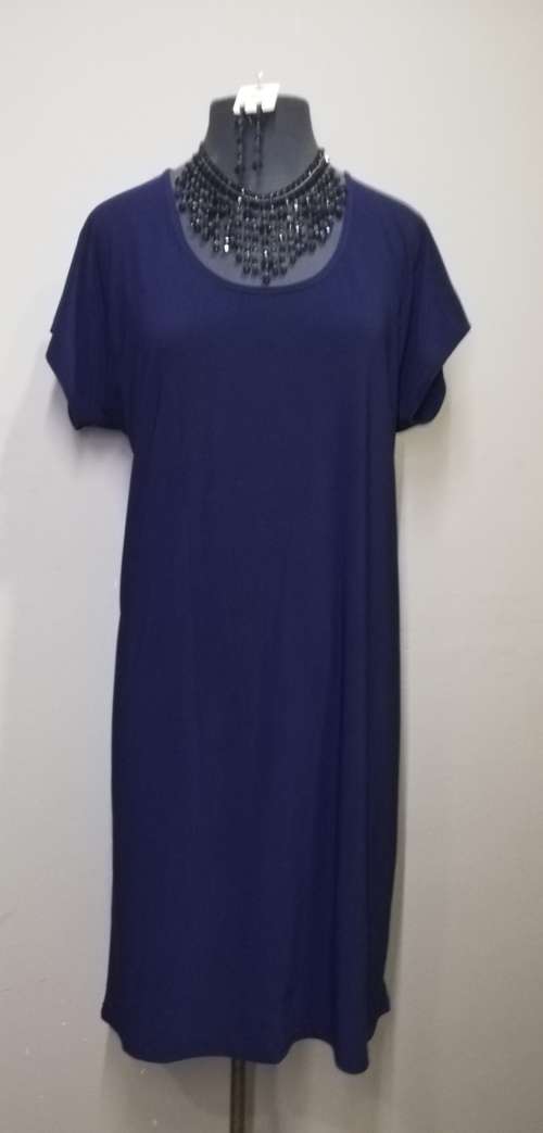 LADIES FORMAL DRESS - Navy Blue / SIZE 46-48 (XXL)