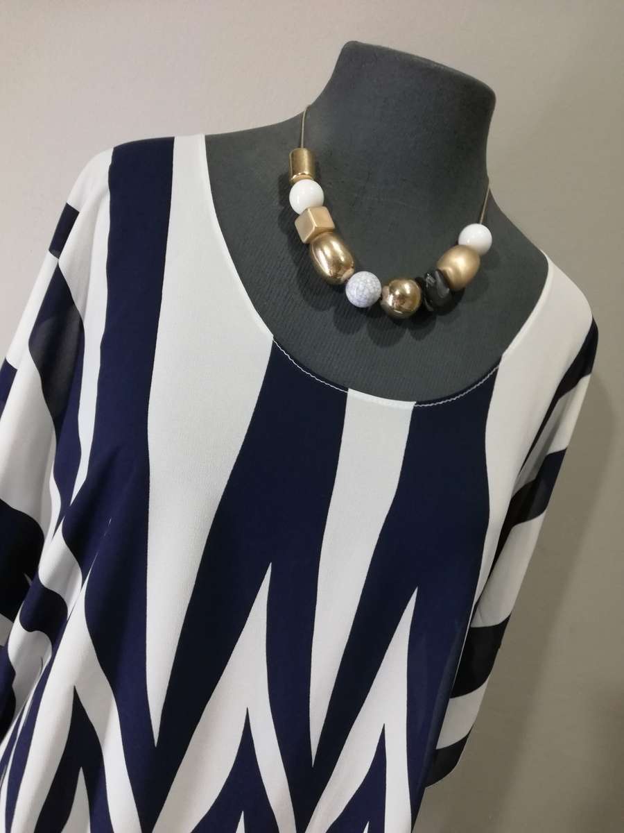 Kaftan Top by VANILLA LEE / Size: Large (Ladies 38 - 40 - 42) Bespoke designer top