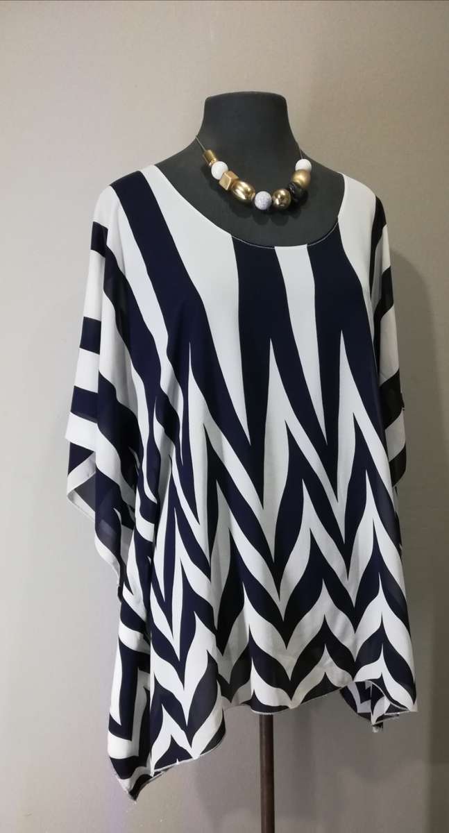 Kaftan Top by VANILLA LEE / Size: Large (Ladies 38 - 40 - 42) Bespoke designer top