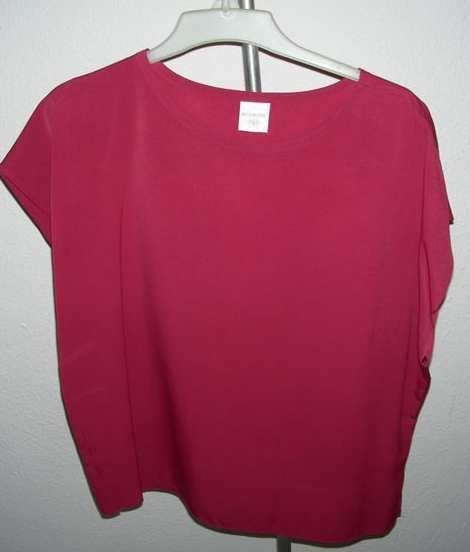 LADIES PINK VINTAGE BLOUSE - WOOLWORTHS SIZE 14