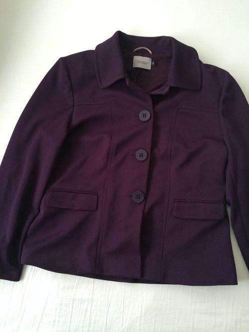 PURPLE LADIES MILITRY STYLE JACKET - FINNIGANS by TRUWORTHS - SIZE 42 - BRAND NEW