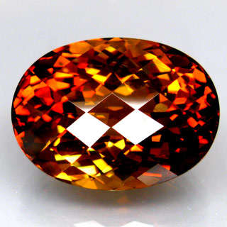 25.61ct Natural Imperial Topaz -  VVS, G.I.S.A Certified, Value : R56935