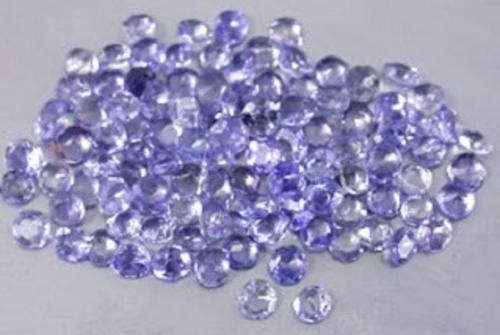 4.57Ct. lot of 100 round natural tanzanites 2.2mm