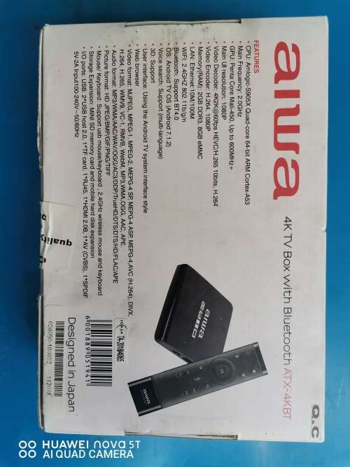 Aiwa 4k TV box ATX-4KBT
