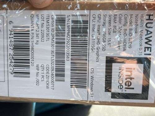 HUAWEI Matebook D15 VALUED AT R12900