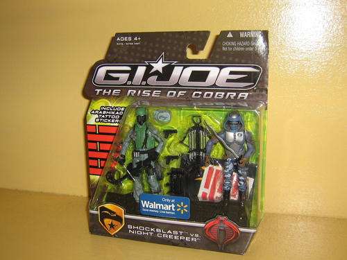 G.I. Joe 2pack. Shockblast vs Nightcreeper.
