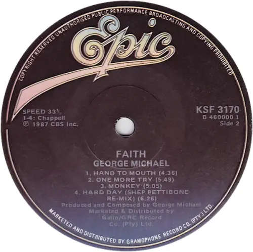 George Michael  Faith