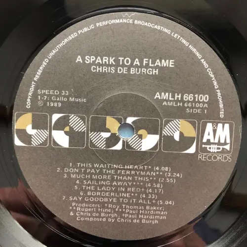 Spark To A Flame (The Very Best Of Chris De Burgh)