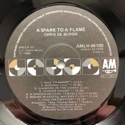 Spark To A Flame (The Very Best Of Chris De Burgh)