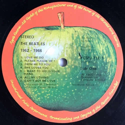 The Beatles  1962-1966 LP