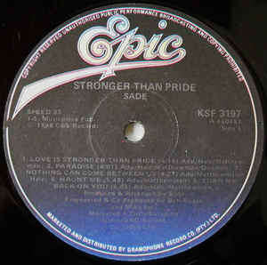 Sade  Stronger Than Pride