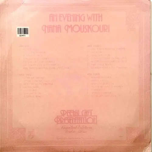 Nana Mouskouri  An Evening With Nana Mouskouri - Special Gift Presentation