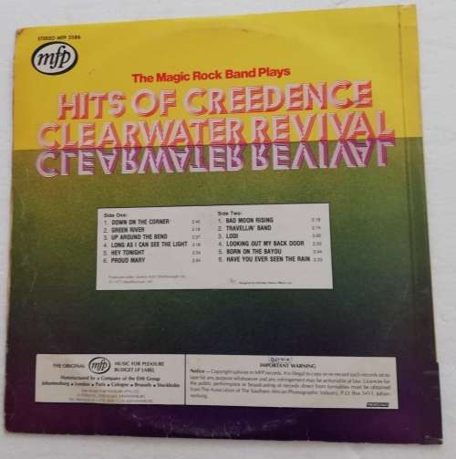 HITS OF CREEDENCE CLEARWATER REVIVAL