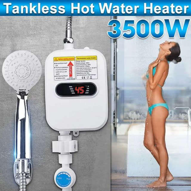 3second instant shower heater