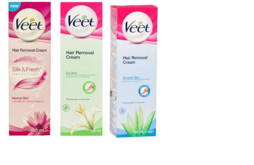 VEET HAIR REMOVAL CREAM - 100 ML - CHOOSE NORMAL, DRY OR SENSITIVE FORMULA