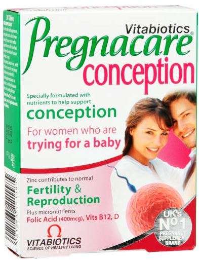 VITABIOTICS-PREGNACARE CONCEPTION-30 TABLETS-FOR WOMAN WHO ARE TRYING FOR A BABY