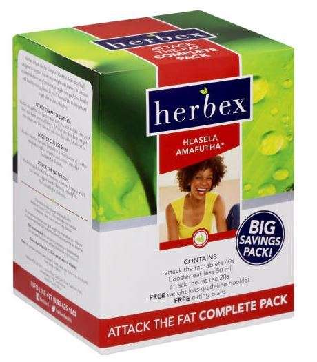 HERBEX-ATTACK THE FAT-COMPLETE PACK-HLASELA AMAFUTHA-SLIMMING/WEIGHT CONTROL