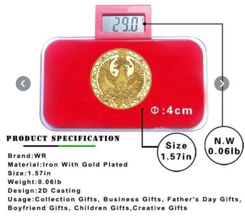 12 Zodiac coins each layered in 24KT gold bid for all 12