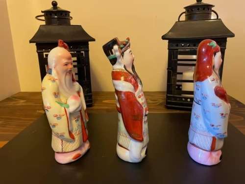 The three feng shui gods of wealth are Fuk, Luk, and Sau