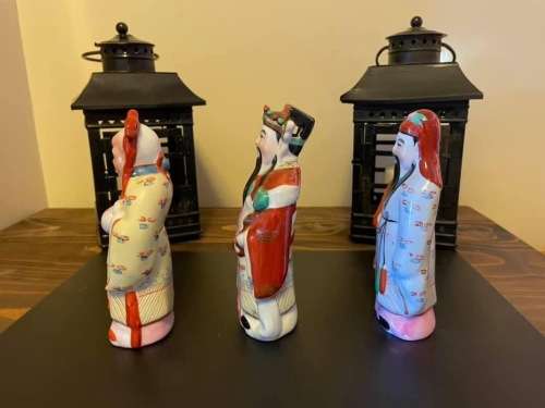 The three feng shui gods of wealth are Fuk, Luk, and Sau