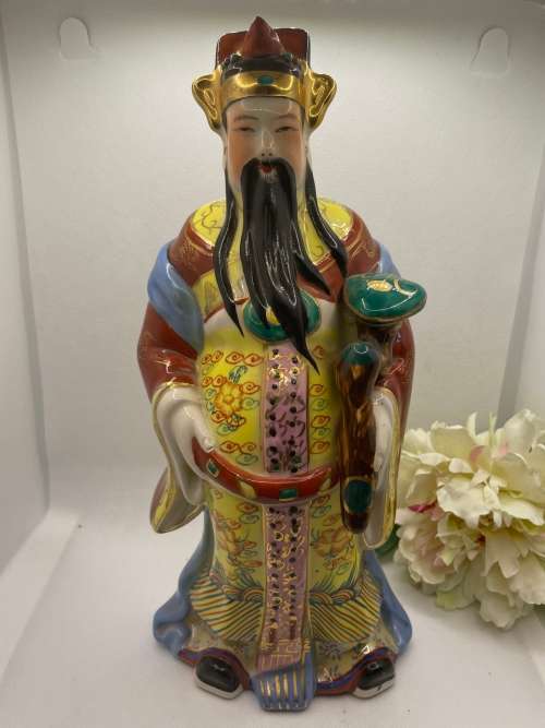 Vintage Chinese `Lu` God of Prosperity