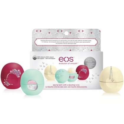 EOS Limited Edition Decorative 3 Pack Smooth Sphere Lip Balm Collection