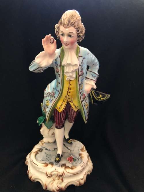 Victorian style figurine(PORC360) Italy