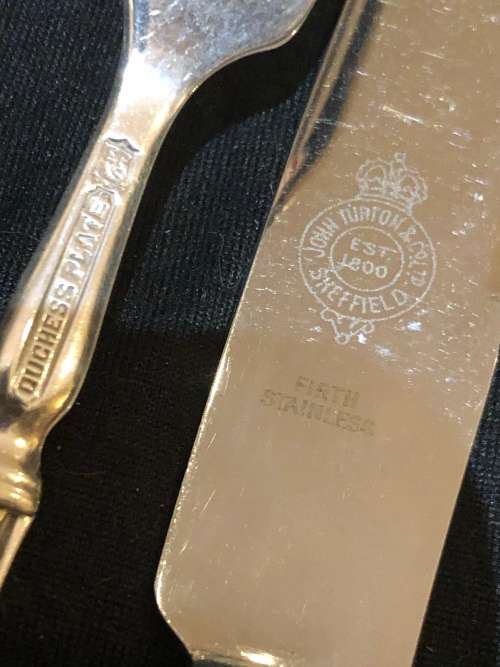 Bone handled cutlery set