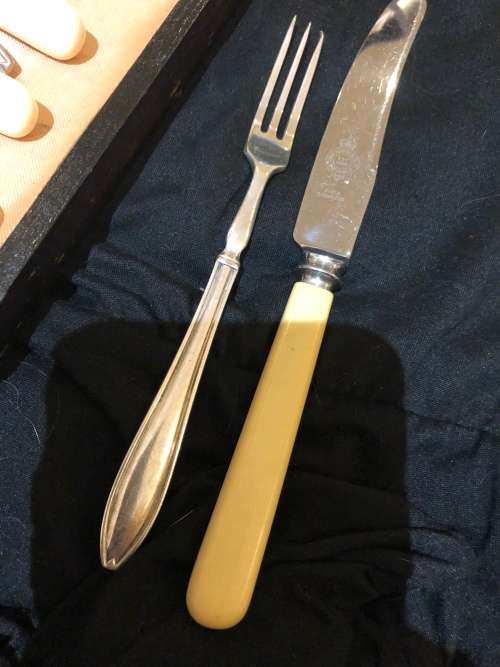 Bone handled cutlery set