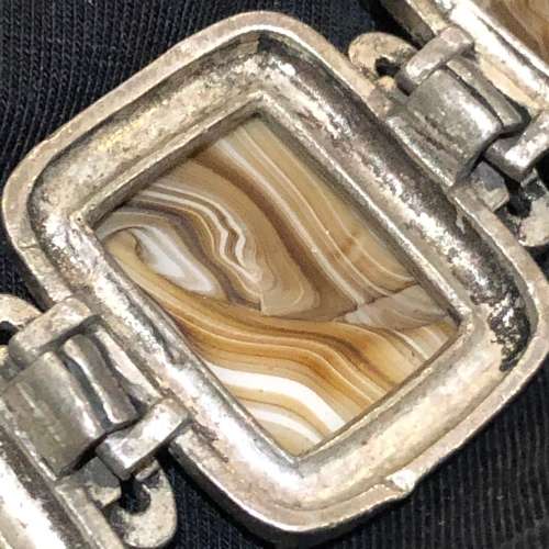 Bracelet semi precious stone vintage(MIS353)