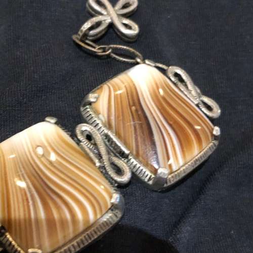 Bracelet semi precious stone vintage(MIS353)