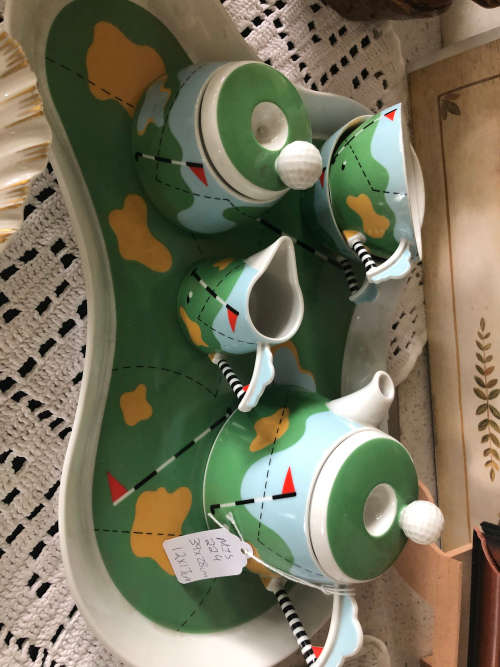 Golfers novelty teaset(MIS229)