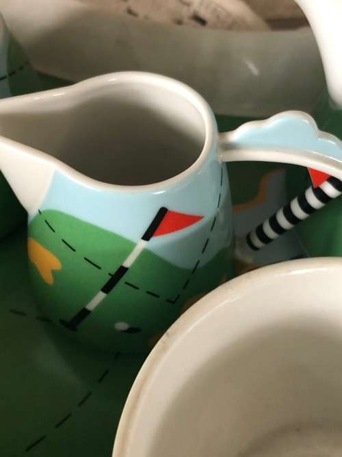 Golfers novelty teaset(MIS229)