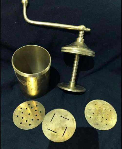 Pasta press brass