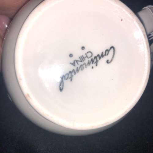 Continental creamerand sugar bowl(PORC733)