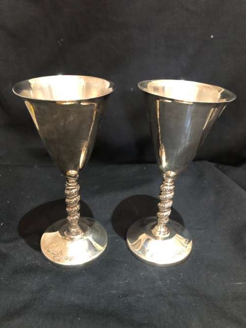 Goblets set silver plated(MIS1121)