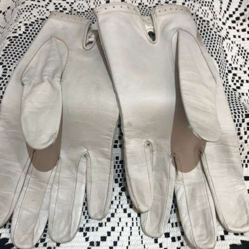Gloves leather vintage(G)