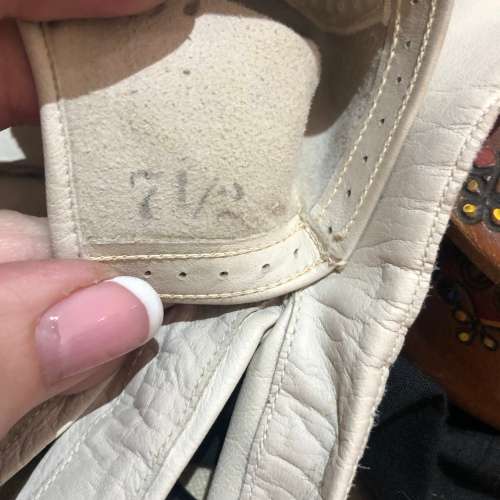 Gloves leather vintage(G)