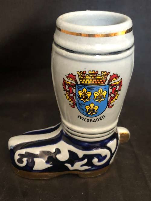 Ornament Tankard Shoe  West Germany(MIS339)