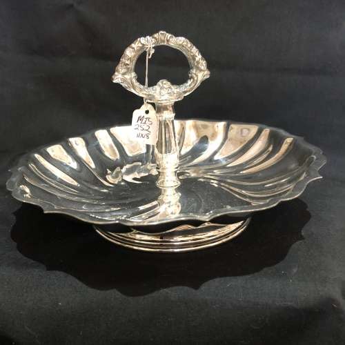 Biscuit/sweets basket silver plated(MIS252)