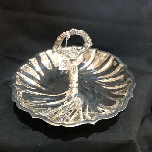 Biscuit/sweets basket silver plated(MIS252)