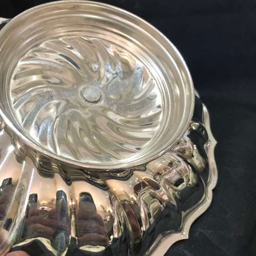 Biscuit/sweets basket silver plated(MIS252)
