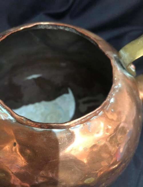 kettle copper porcelain handle