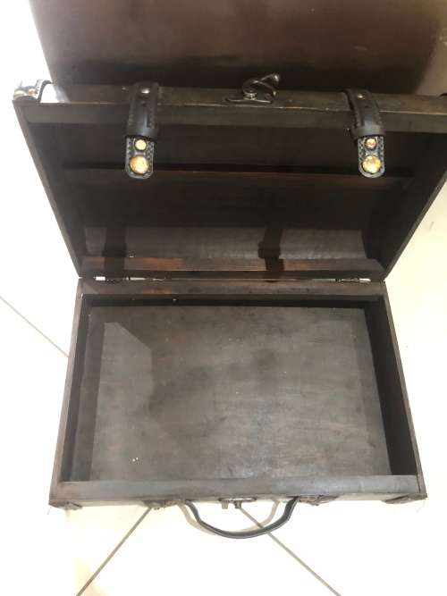 Suitcase wood display