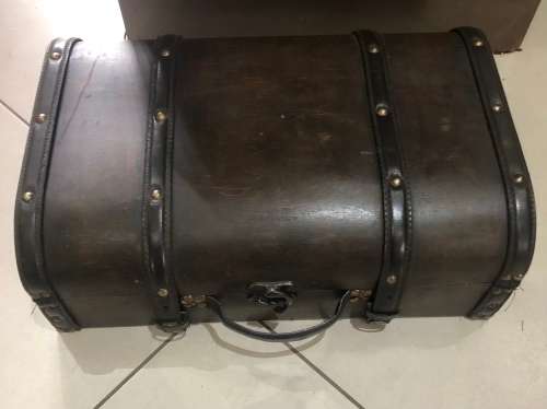 Suitcase wood display